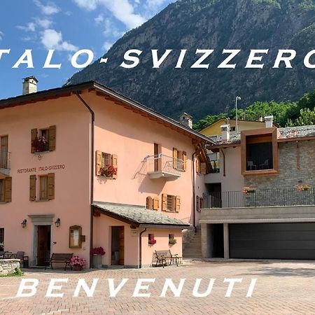 Hotel Italo-Svizzero Chiavenna Exterior foto