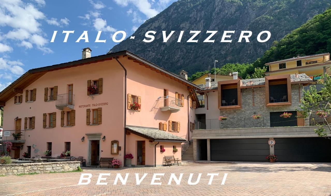 Hotel Italo-Svizzero Chiavenna Exterior foto