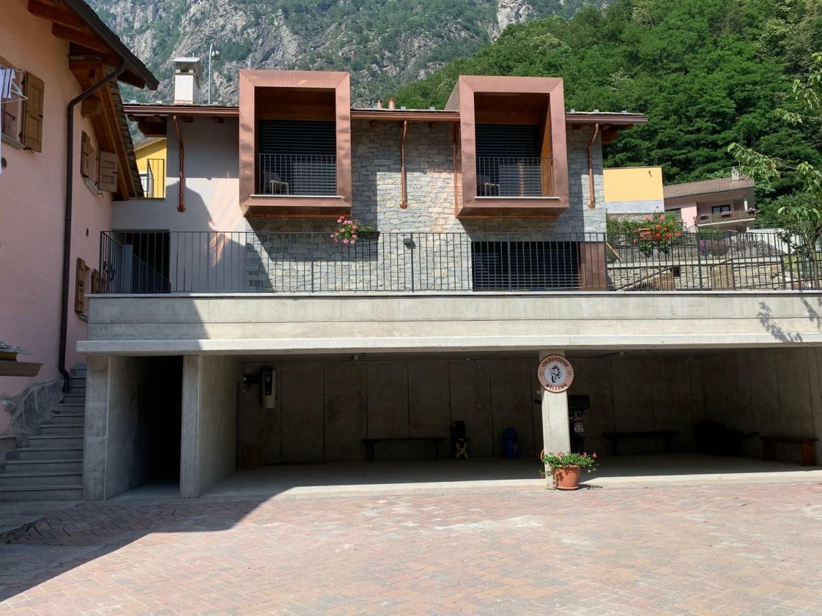 Hotel Italo-Svizzero Chiavenna Exterior foto